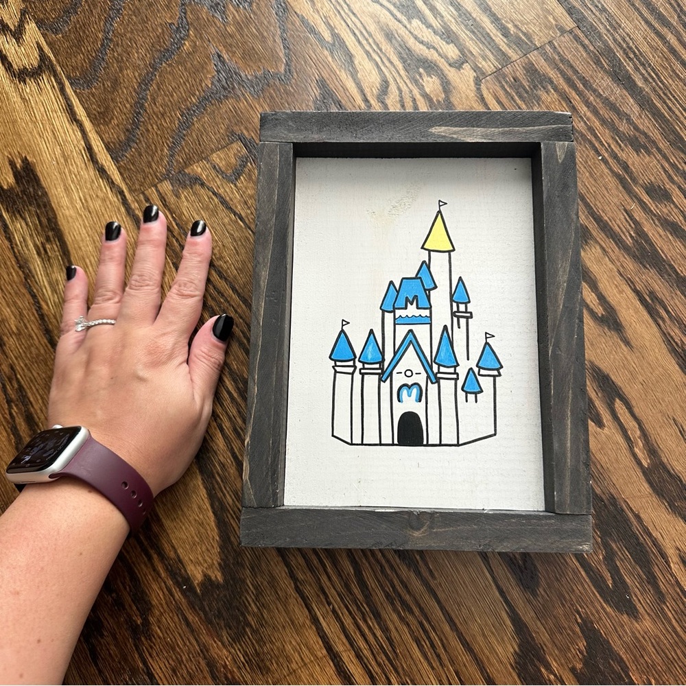 Handmade Wood Castle Sign - Picture 5 of 5